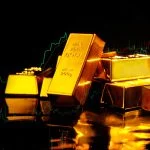 A photo of gold bars. Some JPMorganChase analysts believe Bitcoin is undervalued compared to gold.